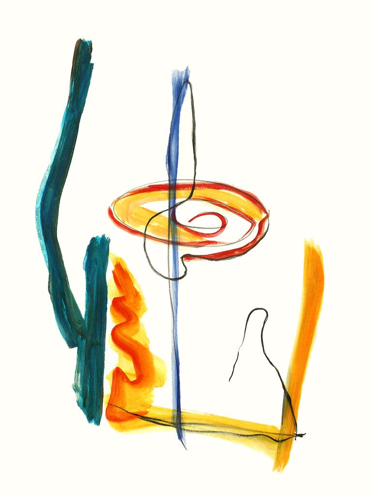 Colourful abstract digital artwork